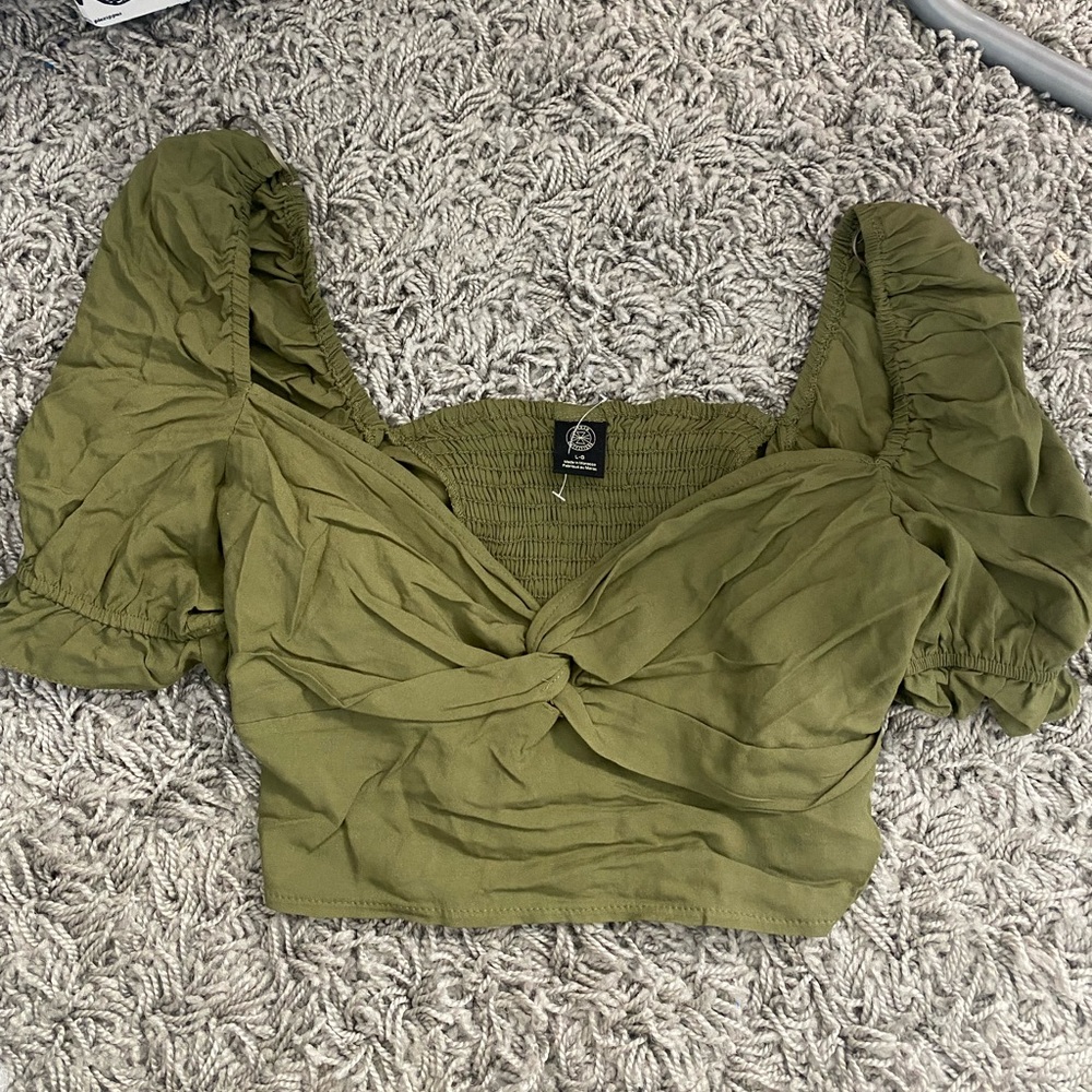 Urban outfitters cropped blouse
